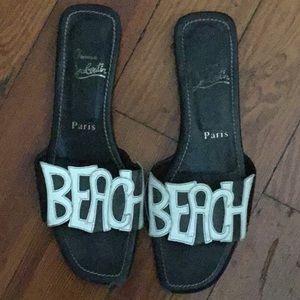 Louboutin “beach” Sandals
